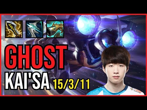 GHOST - KAI'SA vs MISS FORTUNE ADC - KR Challenger - Patch 11.3