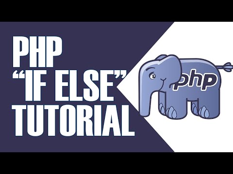 PHP "IF ELSE" CONDITIONAL STATEMENTS