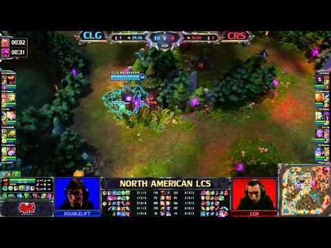 CLG vs CRS - LCS 2013 NA Spring W7D1 (English)