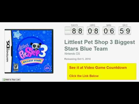 Littlest Pet Shop Biggest Stars : Blue Team Nintendo DS