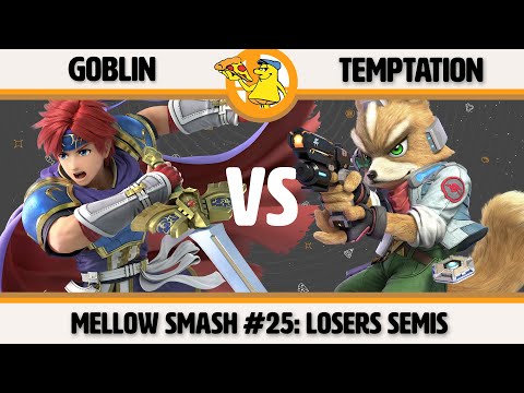 Mellow Mushroom SSBU #25 - Goblin (Roy) vs Temptation (Fox) Smash Ultimate Losers Semis
