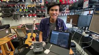 Video thumbnail for Zoom U22 Demo !! by CKMusicOnline