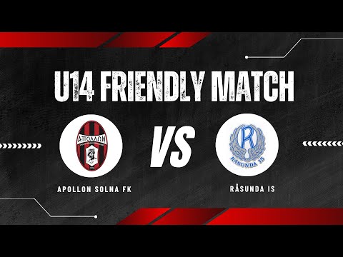 🔴 Apollon Solna FK U14 vs Råsunda IS | Träningsmatch LIVE | 2025-01-25