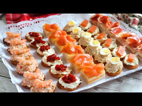 CANAPÉS RAPIDÍSIMOS para Navidad