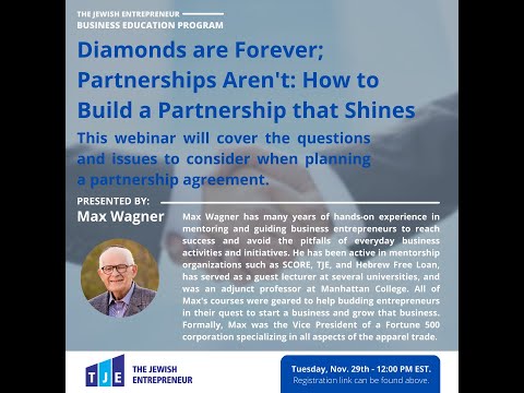 Diamonds are Forever: Partnership are Not by Max Wagner