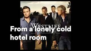 Westlife- I&#39;m Already There Lyrics