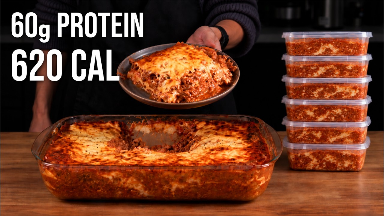 Why Low-Calorie Lasagna Might Be the Perfect Meal Prep