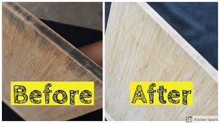 How to clean mold from wooden cutting board? Cleaning cutting board Naturally without bleach
