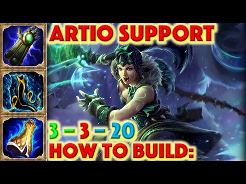 SMITE: HOW TO BUILD ARTIO - Artio Support Build + Guide (Smite Season 7) 2020 Wild Druid #Smite