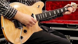 Video thumbnail for EVH Wolfgang USA 5A Flame Maple Top Electric Guitar, Natural Ebony Fingerboard by Musician's Friend