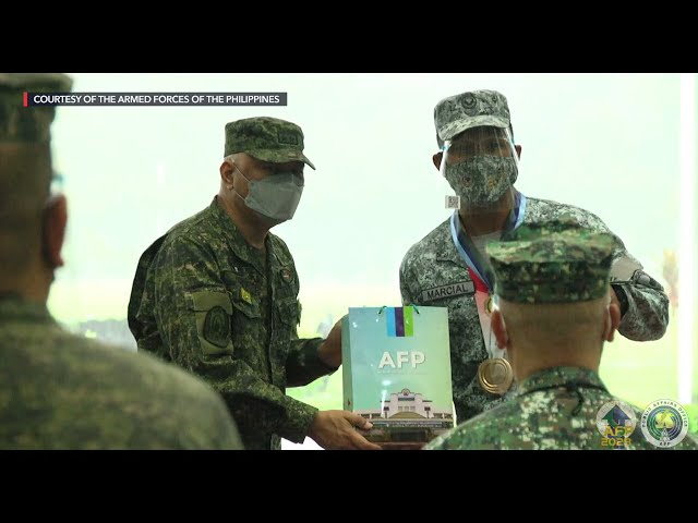 AFP confers military awards to Hidilyn Diaz, Eumir Marcial