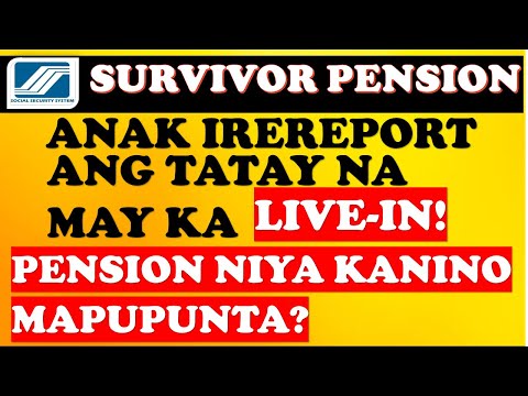 🔴 SSS PENSION NG SURVIVOR PWEDE BA ILIPAT SA MGA ANAK?