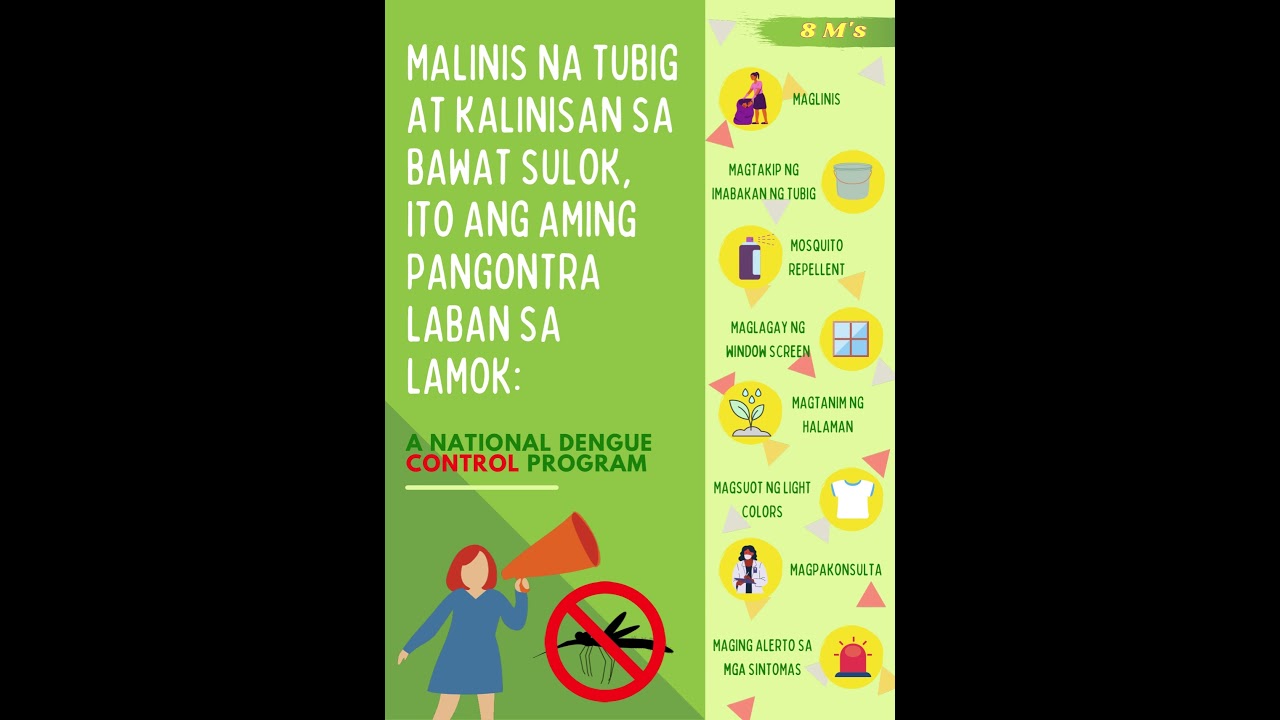 Poster Design for A NATIONAL DENGUE CONTROL PROGRAM