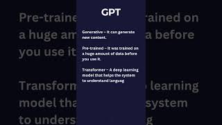 What is GPT?The AI Revolution Explained Fast in Just 30 Seconds#GPT#AI#ArtificialIntelligence#Shorts