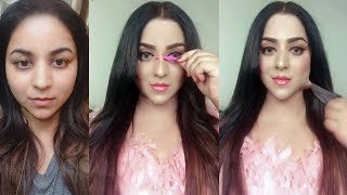  Indian Does the INSANE VIRAL ASIAN MAKEUP TRANSFORMATION! - TRANSFORMATION