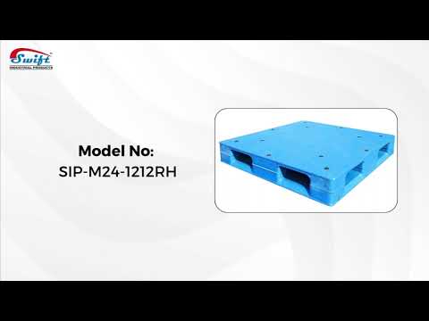 150mm 4 Way Reversible HDPE Flat Top Pallet, L1200 x W1200 x H150 mm