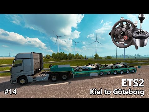 ETS2 #14 - Mercedes Formula One Team Trailer from Kiel to Göteborg
