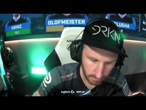 ESL One Cologne 2016: Liquid s1mple 1 vs 2 Fnatic Dropping No Scope AWP Double Clutch on de_cache