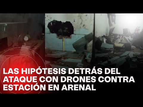 Las hipótesis detrás del ataque con drones y granadas contra estación de policía en Arenal