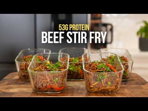 HIGH PROTEIN Beef Stir Fry | Easy 20-Minute Meal Prep