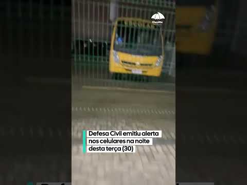 Granizo cai no Itinga, entre Araquari e Joinville