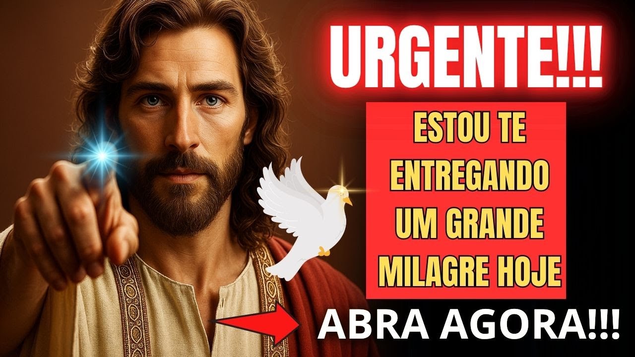 ABRA URGENTE! DEUS ACABA DE ENVIAR UM GRANDE MILAGRE AGORA!