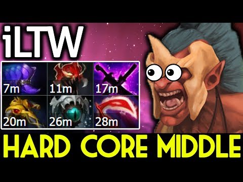iLTW Dota 2 [Troll Warlord] Hard Core Middle | 28 min Full item