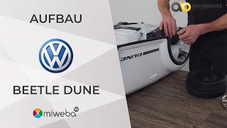 Aufbau: Kinder Elektroauto VW Beetle 🚗 | Aufbauvideo, Montage, Hilfe Aufbau Video | Miweba 🔧