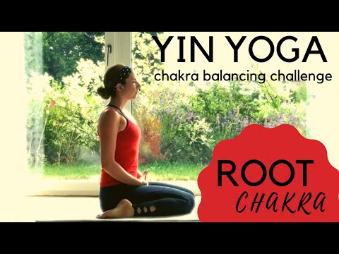 Yin Root Chakra  ✨Yin Affirmations ✨ Yin Yoga Chakra Balancing Challenge