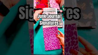 Assembling Junk Journal Signatures #junkjournal #junkjournalideas #junkjournaling