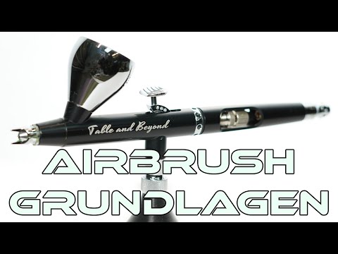 Airbrush Basics for Beginners - Airbrush for Model Making and Miniatures - Tab Table and beyond