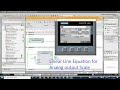 TIA Portal Analog Output Unscale Using Linear Line Equation