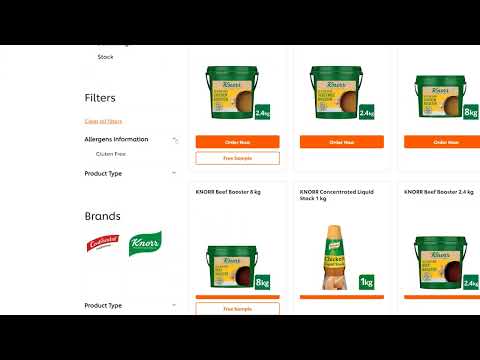 How to look for products on UFS.com