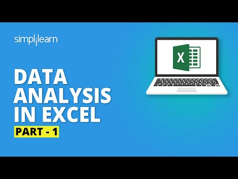 Data Analysis In Excel- 1 | Excel Data Analysis Tutorial | Excel Tutorial For Beginners |Simplilearn