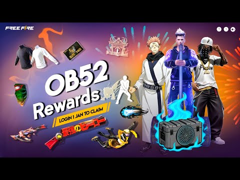 Ob52 Update Free Rewards 💥😮| free fire new event | ff new event | new event free fire