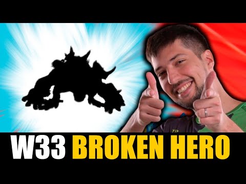W33 destroying everyone with this BROKEN HERO 7.32c PATCH