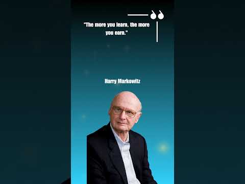 Thumbnail for Harry Markowitz's Wisdom on Finance Part 4 by Harry Markowitz