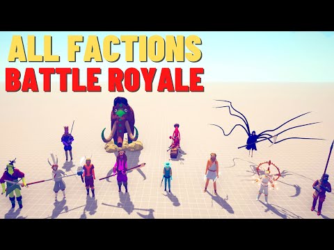 EVERY FACTION BATTLE ROYALE - FREE FOR ALL - Totally Accurate Battle Simulator TABS