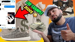 HOW TO RESELL SNEAKERS & MAKE MONEY ONLINE (SNEAKERGROUPS / STOCKX...)*LIVE EXAMPLE*