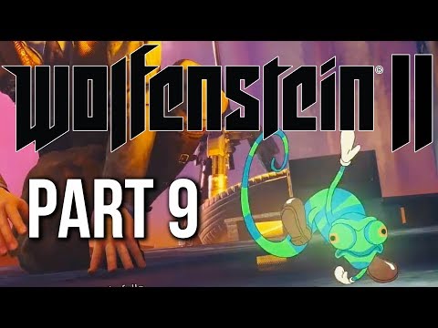 Wolfenstein 2 The New Colossus Gameplay Walkthrough Part 9 (no commentary)