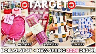TARGET DOLLAR SPOT SHOP WITH ME 🛍️ Valentine’s Finds + Spring 2026 Decor & Try-On