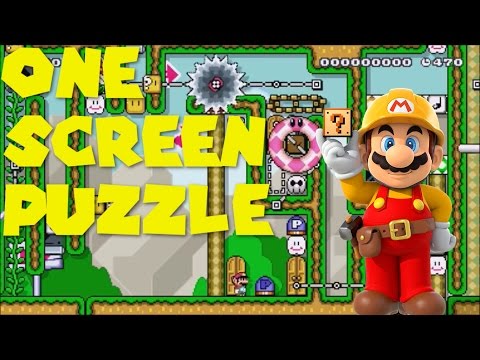 Mario Maker | One Screen Puzzle | Wobbly Totem Pole