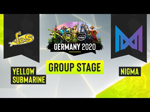 Dota2 - Nigma vs. Yellow Submarine - Game 2 - ESL One Germany 2020 - Group Stage