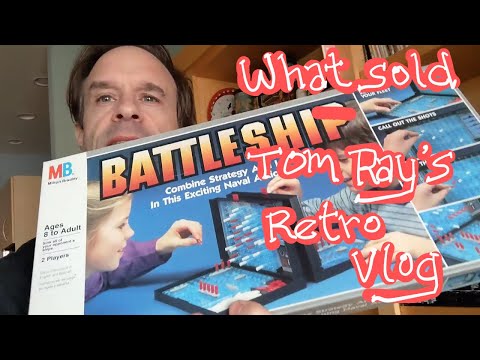 What Sold! Looking at my toys, books an games! - Tom Ray's Retro Vlog