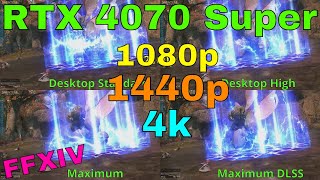 RTX 4070 Super - FFXIV Dawntrail Benchmarked