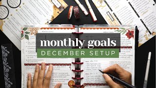 GOAL SETTING 2025 :: December Monthly Goals Setup for Productivity and Success