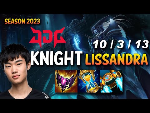 JDG Knight LISSANDRA vs AKSHAN Mid - KR Ranked