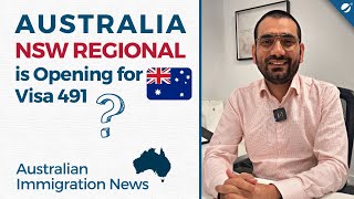 Australian Immigration Latest News 2022 | Australian NSW Regional is opening for Subclass 491
