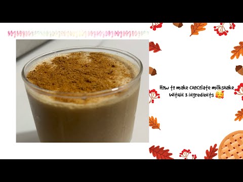 How to make chocolate milkshake