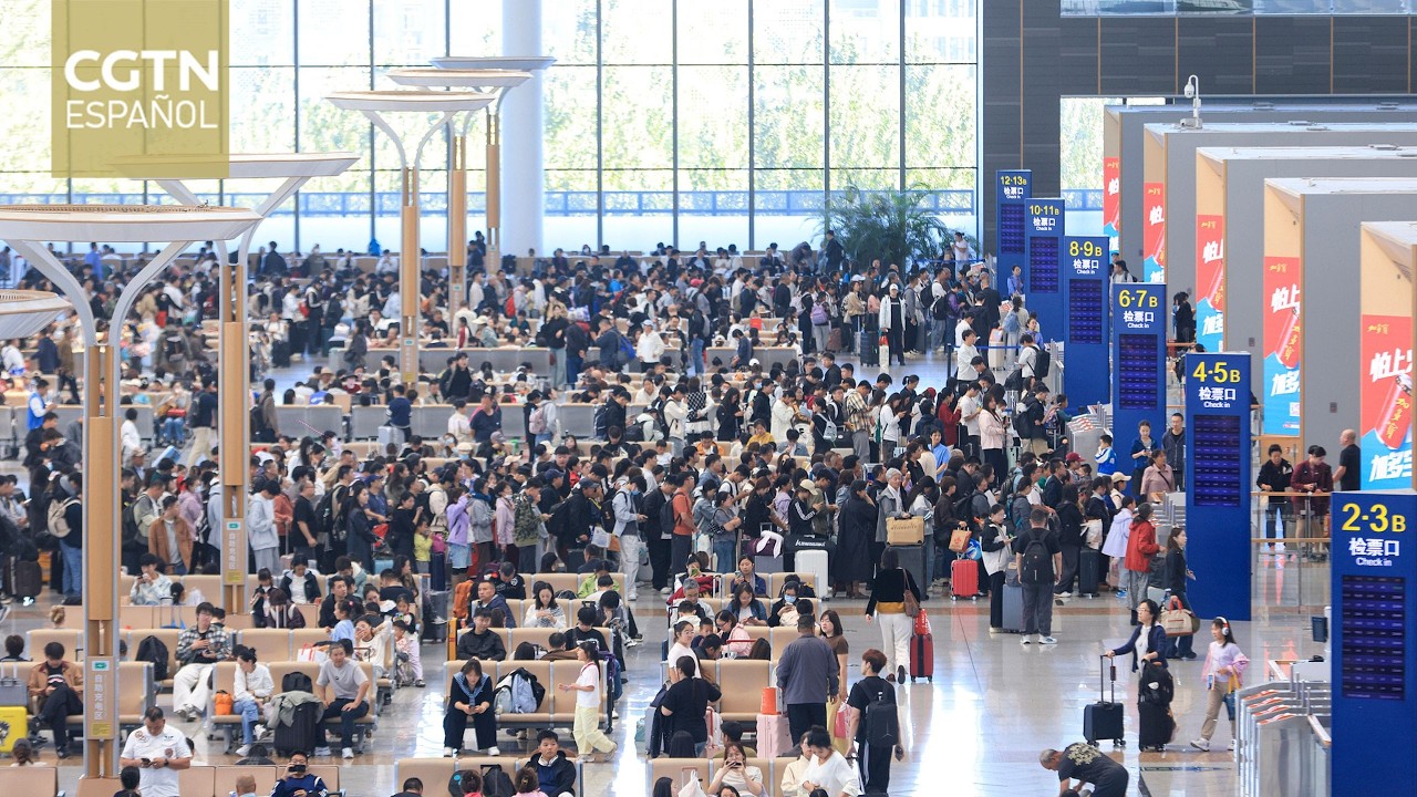 China registra un aumento en los viajes de regreso al término de las vacaciones nacionales